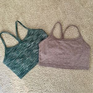 (2) OFFLINE By Aerie The Hugger Longline Racerback Sports Bra